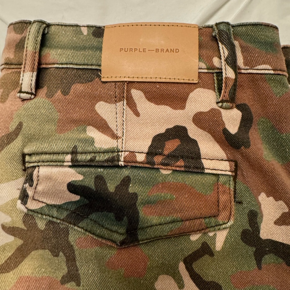 Purple Brand Camo Cargo Pants